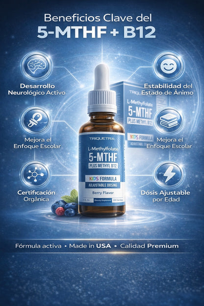 FORMULA NATURAL 5MTHF KIDS - APOYO COGNTIVO Y EMOCIONAL🧠